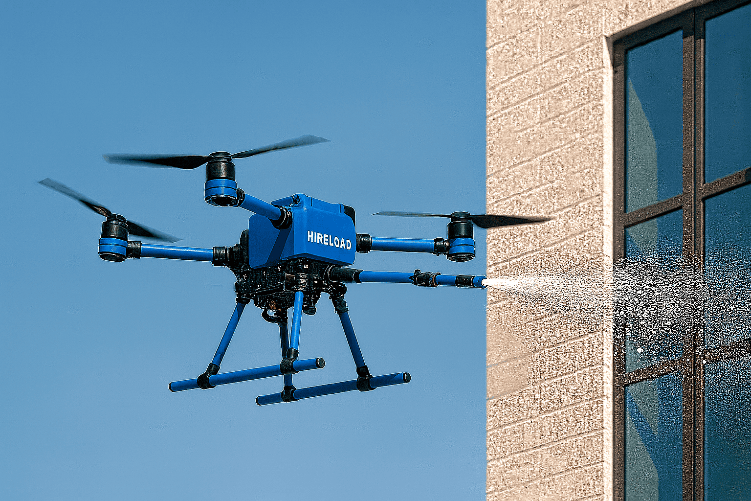 Window Cleaning London | Professional Drone Window Cleaning (Commercial and Residential) 1 Exterior wall and window drone cleaning