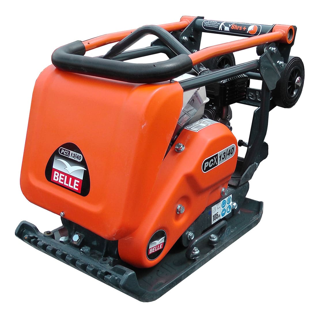 Plate Compactor Hire London | Belle PCX 13/40 Petrol Wacker Plate (400mm) 3 Belle PCX 13/40 Hire London | 400mm Petrol Plate Compactor (Wacker Plate)