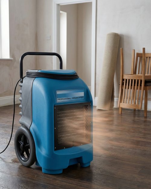 55L Industrial Dehumidifier Hire London | Dri-Eaz DrizAir 1200 (230V) 16 Dri-Eaz DrizAir 1200 industrial dehumidifier 55L on studio background for hire
