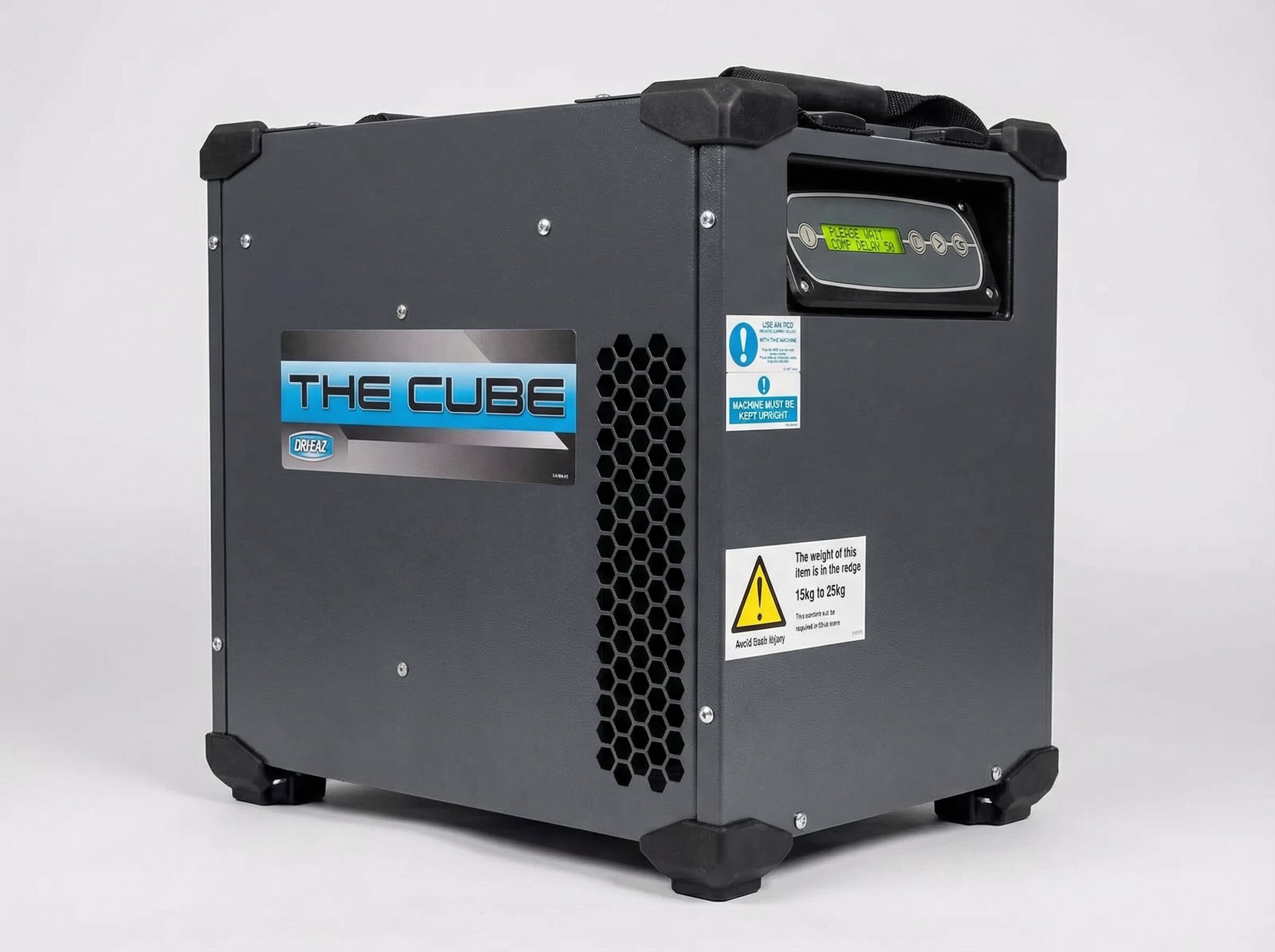 Dri-Eaz Cube Dehumidifier Hire London | Compact Professional 43L (F571) 2 Dri-Eaz The Cube Industrial dehumidifier hire in London (F571 230V)