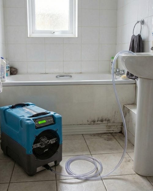 Industrial Dehumidifier Hire London | 230V Low Grain (LGR) Building Dryer (63L) 10 Compact low grain dehumidifier for bathrooms and kitchens (London hire)