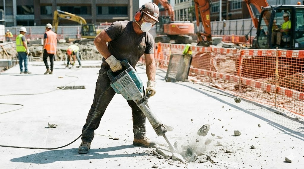 how to use heavy duty breaker