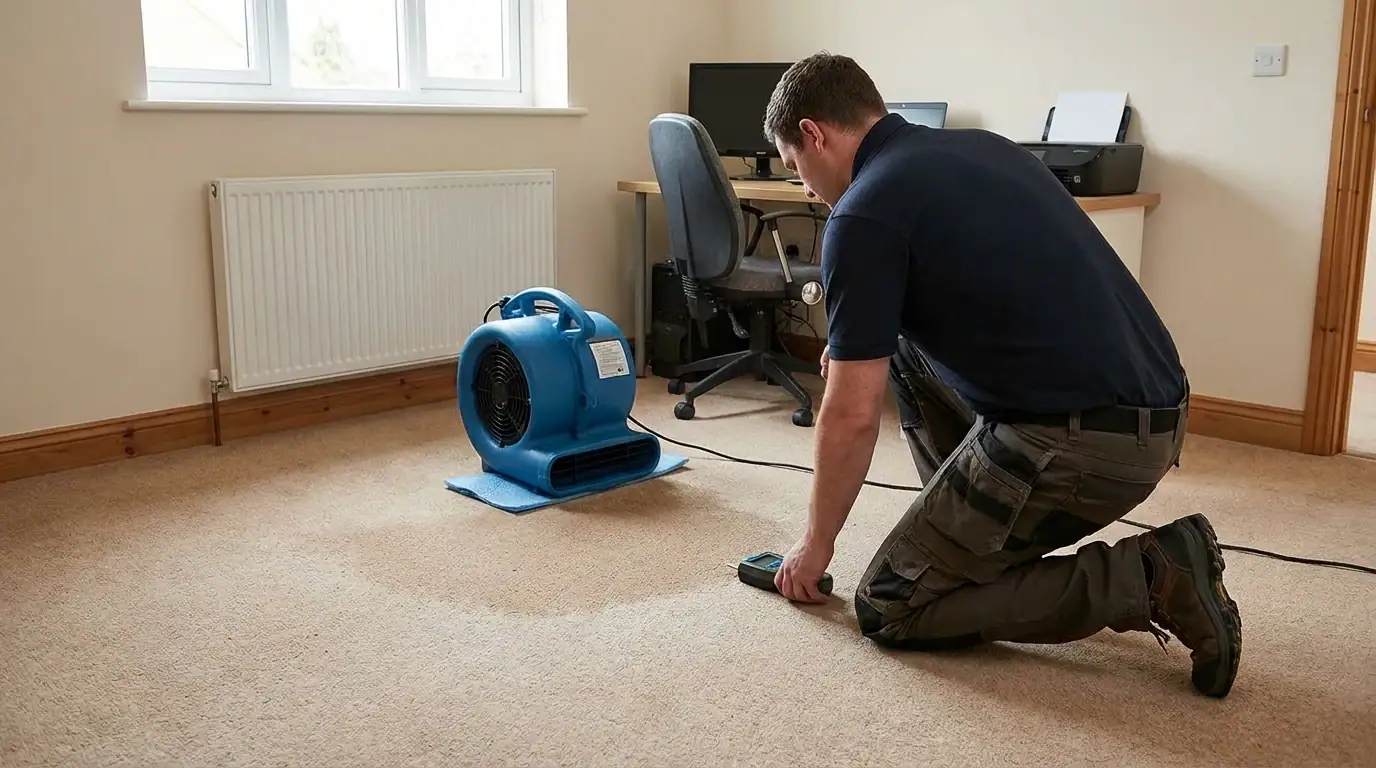 air mover carpet drying setup hireload support