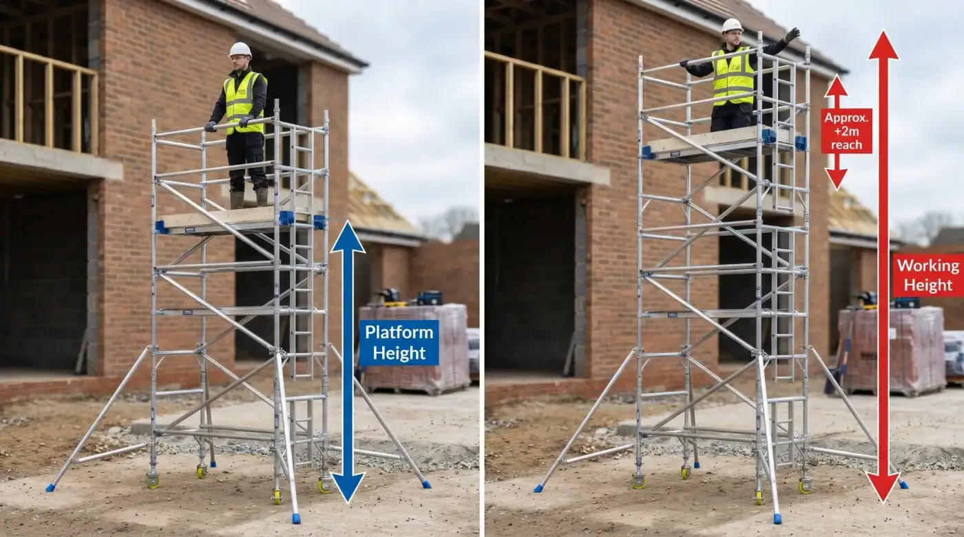 Working Height vs Platform Height