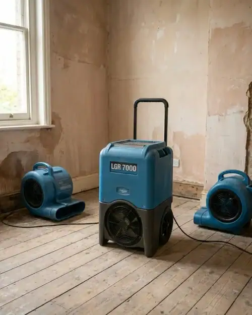 dehumidifier two air movers drying package london 03