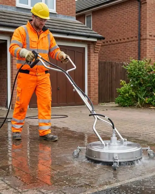 pressure washer surface cleaner driveway cleaning 02