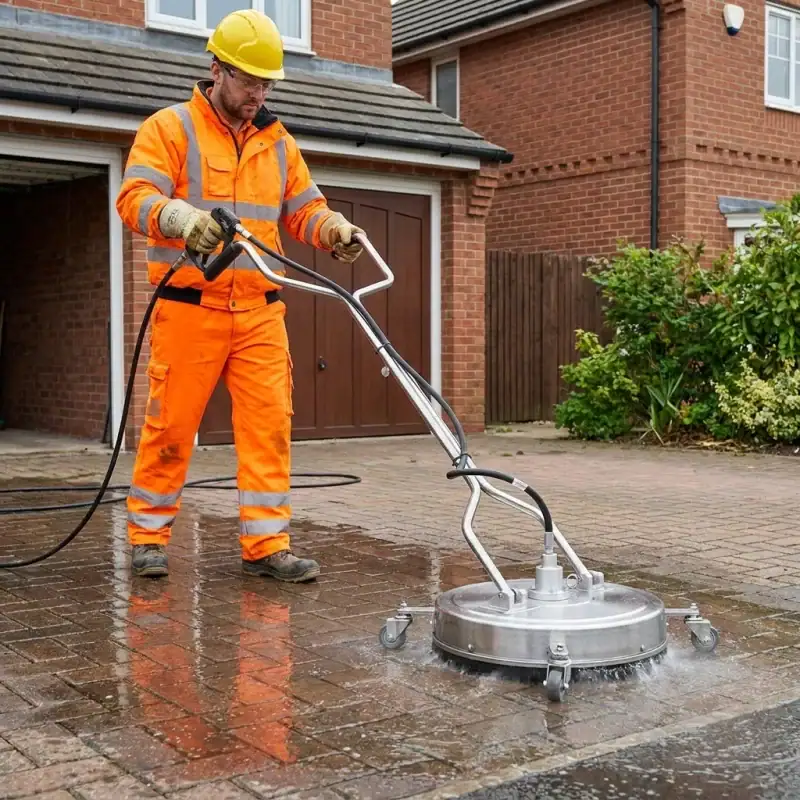 pressure washer surface cleaner driveway cleaning 02