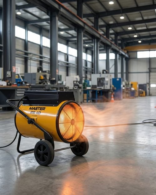 40kW Industrial Electric Fan Heater Hire | Hireload