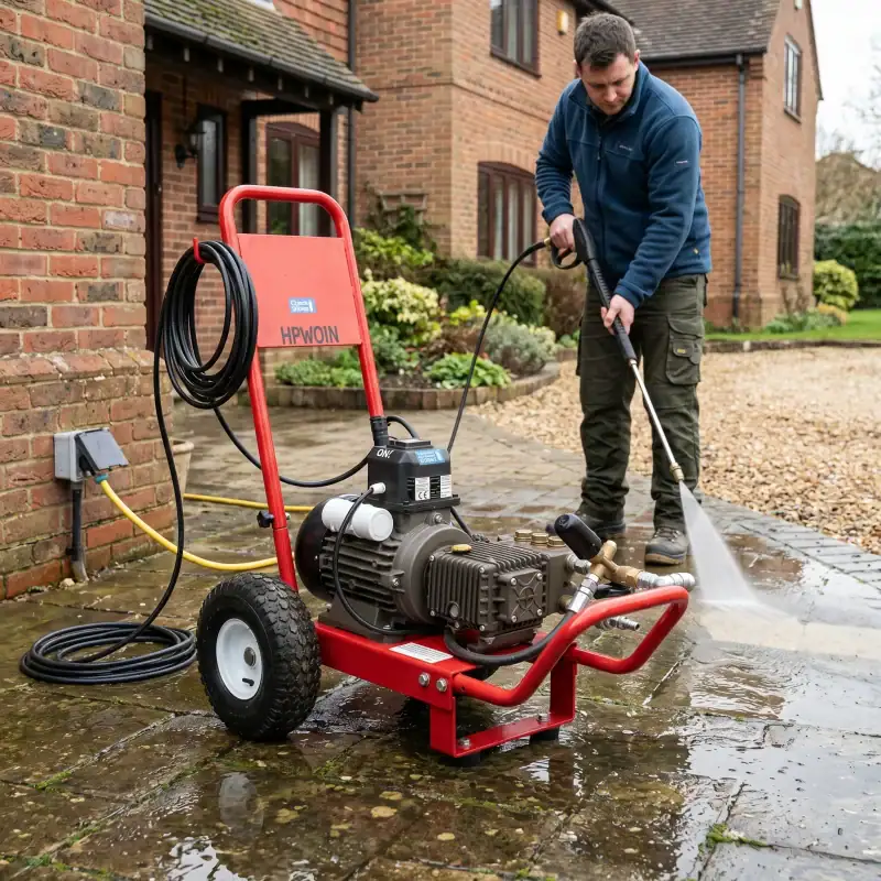 Heavy Duty Pressure Washer Hire London | 240V Cold Water