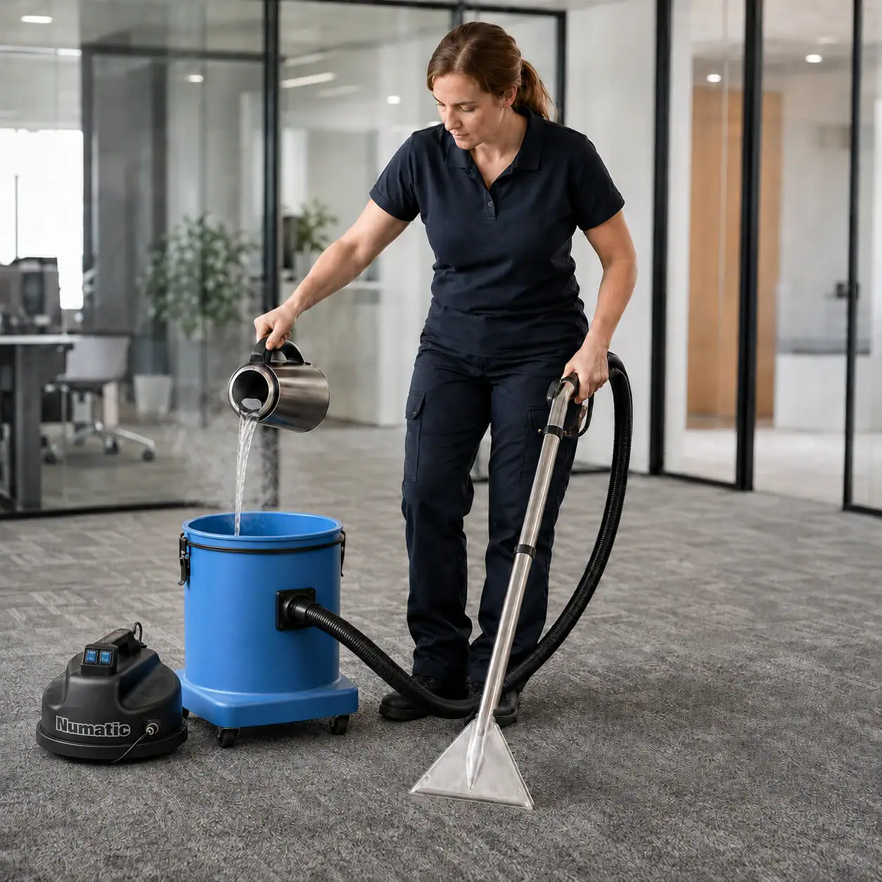 Commercial Carpet Cleaner Hire London | Numatic CTD570-2 Twin Motor (240V) 2 Carpet cleaner hire london