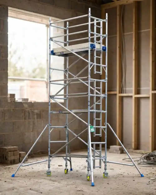 3T scaffold tower hire on internal residential refurbishment site