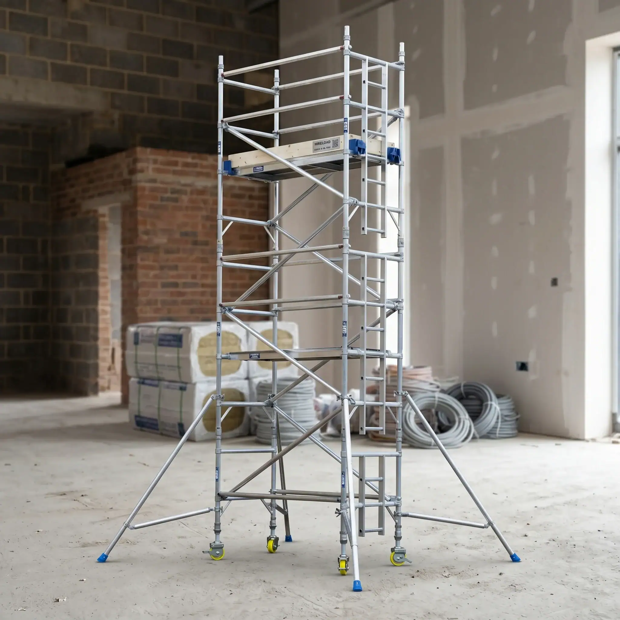 3T Scaffold Tower Hire 4 3T scaffold tower hire on fit-out and insulation job