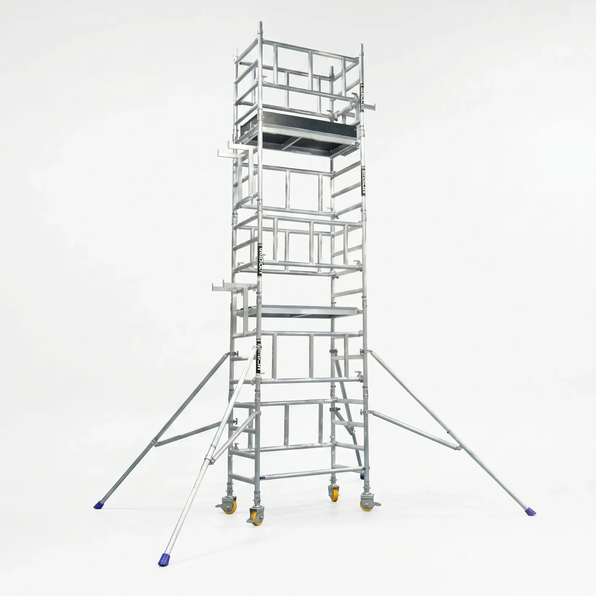 Miniscaff Solo Scaffold Tower Hire 1 Miniscaff Solo 1.5m podium tower hire for one-person low-level access