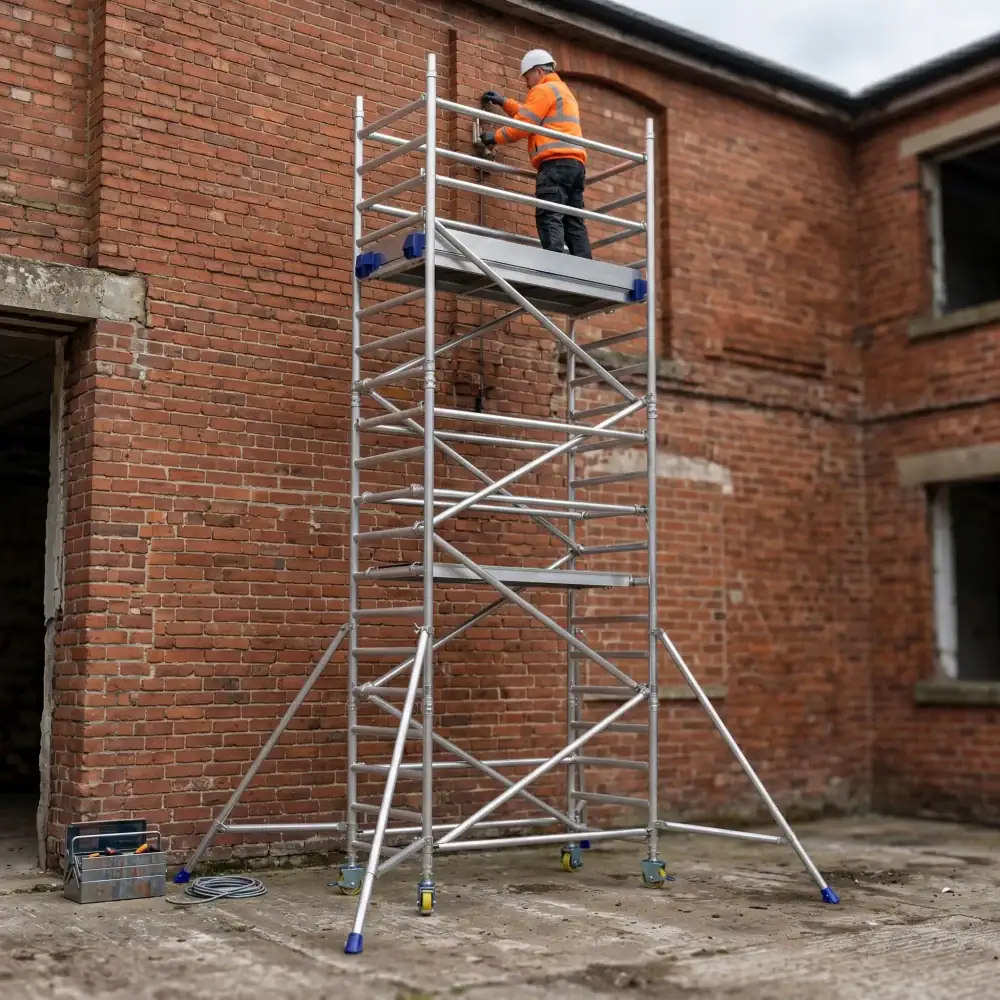 Twin-Access Scaffold Tower Hire London | Book in 2 Minutes