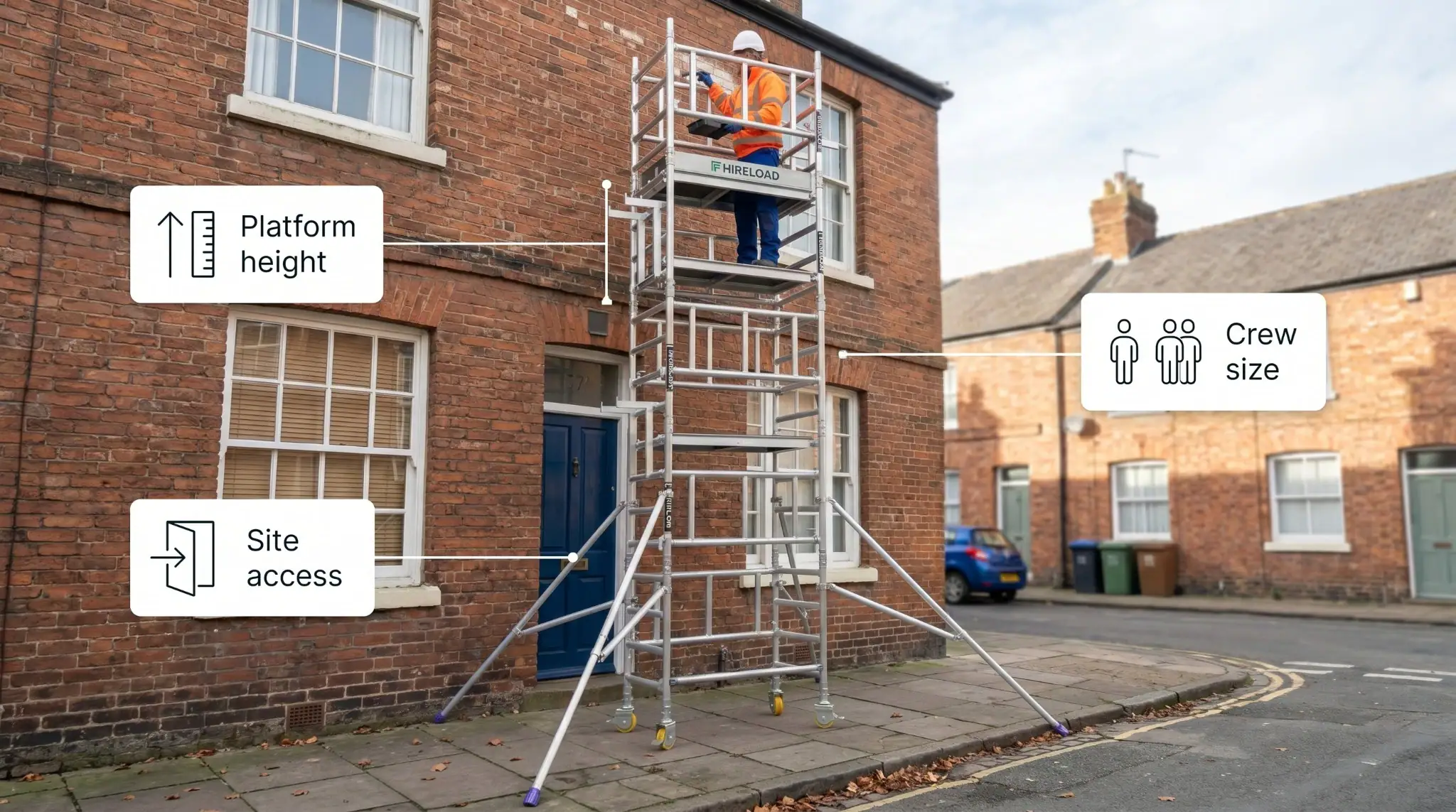 Hireload Homepage 18 Which scaffold tower do I need