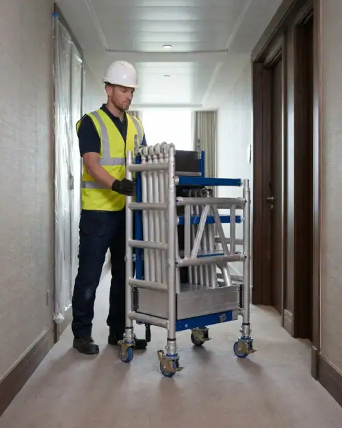 MiTower Scaffold Tower Hire 15 mi tower compact hotel corridor