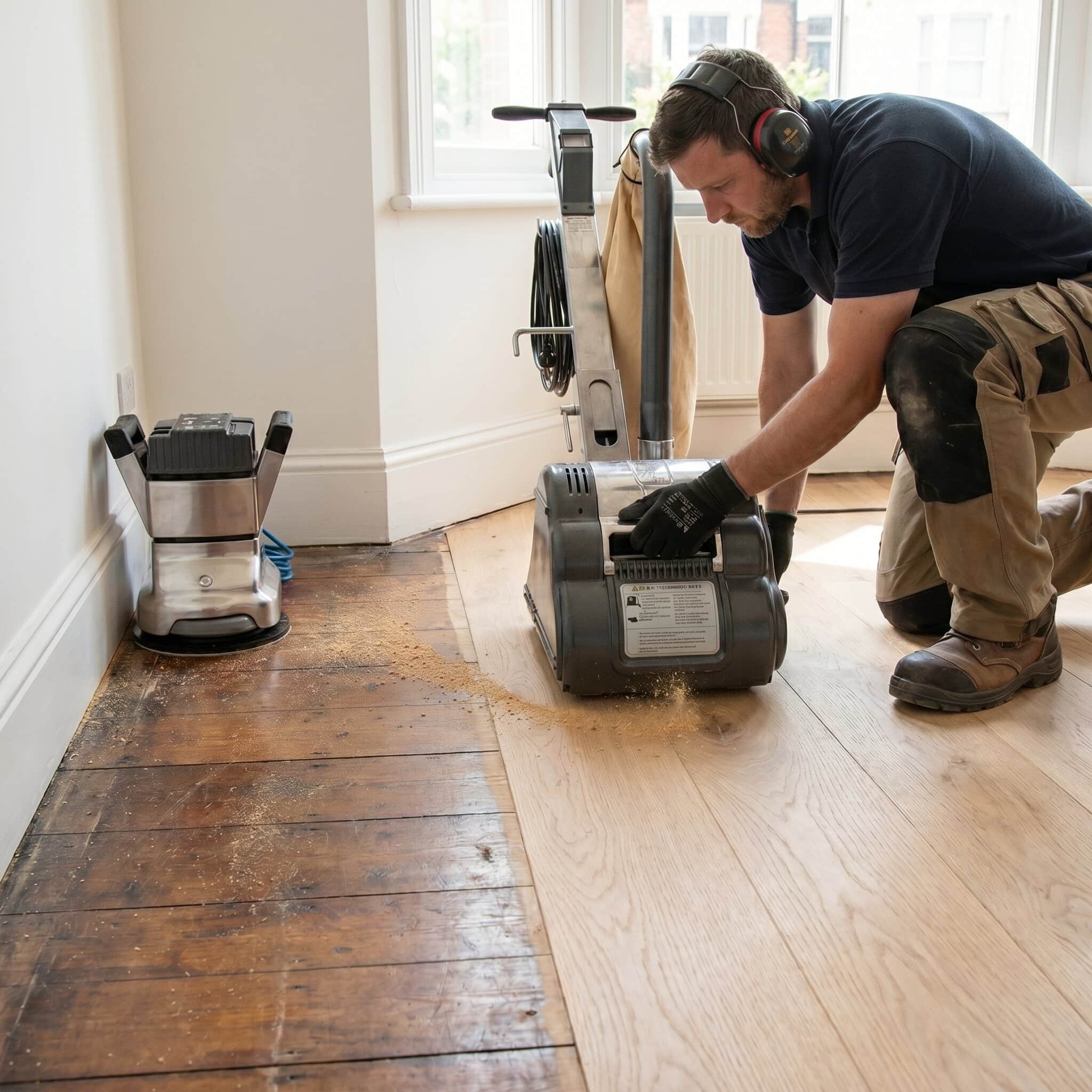 Floor Sander & Edger Hire Pack London | Whole Floor Sanding Kit 1 Floor Sander and Edger Hire Pack