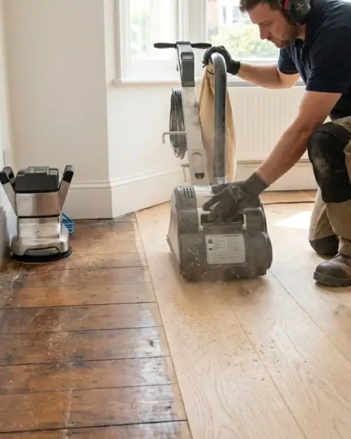 Floor Sander & Edger Hire Pack London | Whole Floor Sanding Kit 12 hireload drum and edge floor sander 03