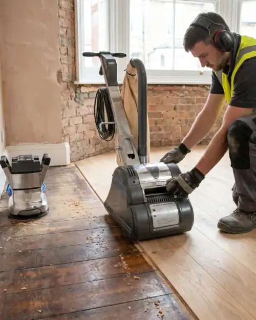 Floor Sander & Edger Hire Pack London | Whole Floor Sanding Kit 11 hireload drum and edge floor sander 06