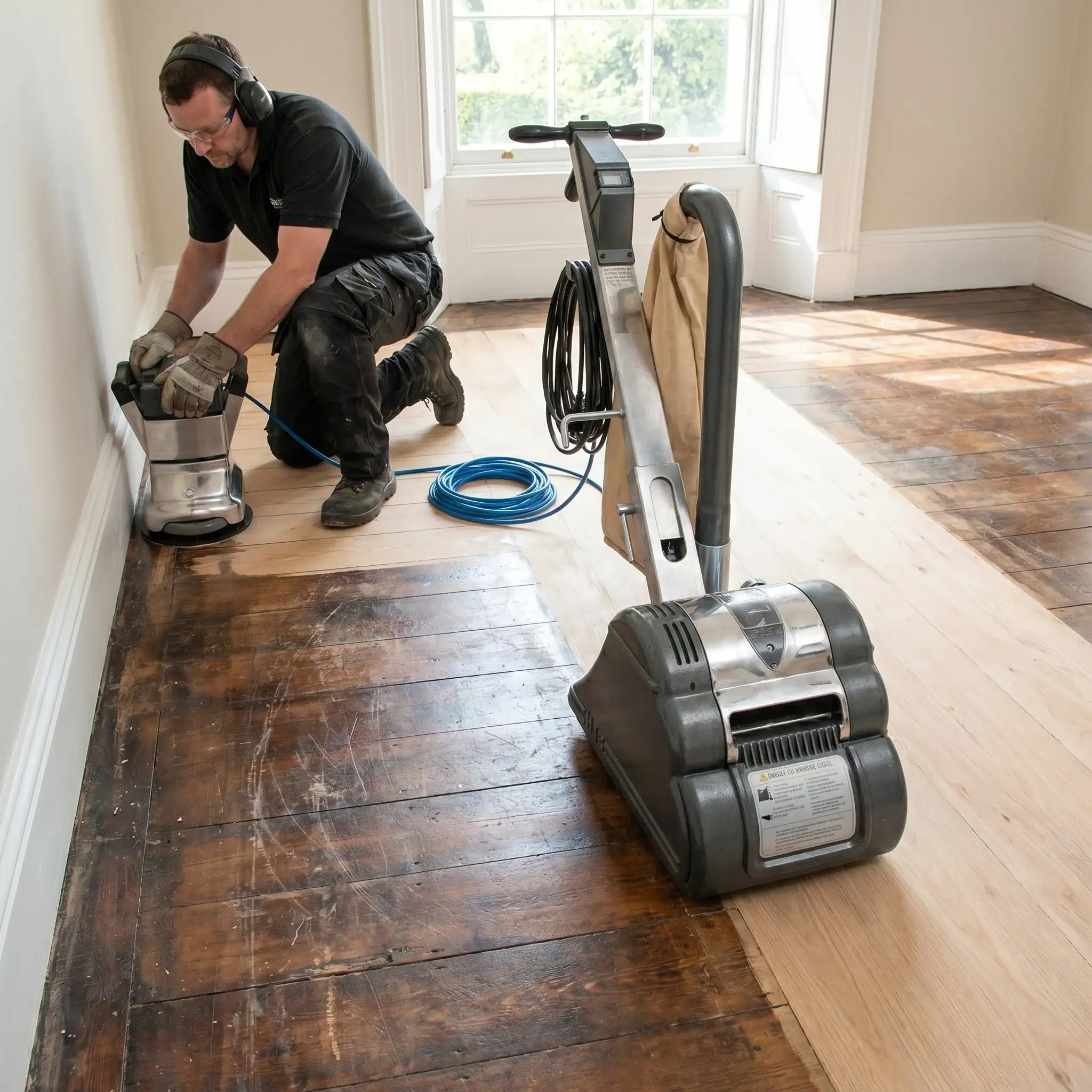 Floor Sander & Edger Hire Pack London | Whole Floor Sanding Kit 4 Floor Sander & Edger Hire Pack London | Whole Floor Sanding Kit - Image 4