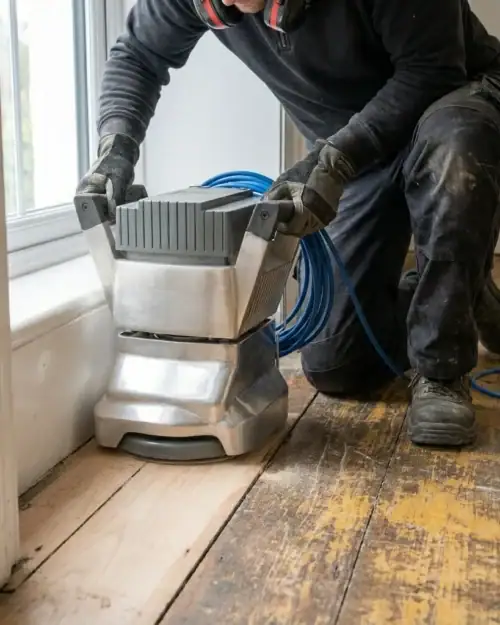 Floor Edging Sander Hire London | 7″ Edge Sander 15 hireload floor edge sander with operator 03