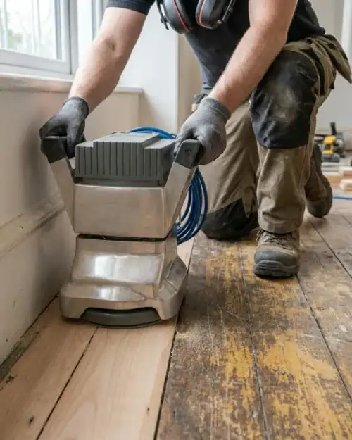 Floor Edging Sander Hire London | 7″ Edge Sander 11 hireload floor edge sander with operator 04
