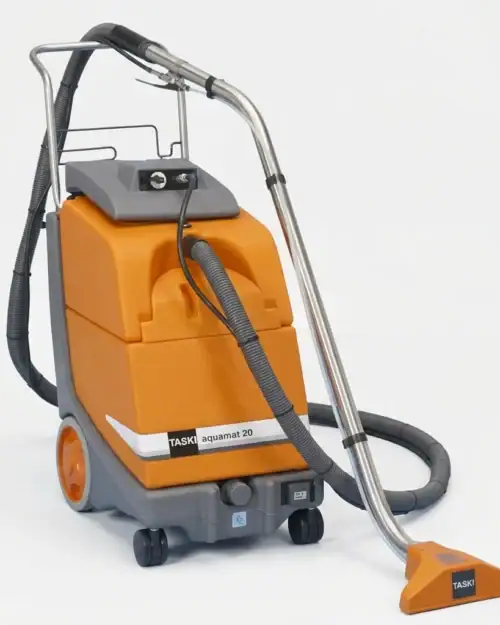 TASKI aquamat 20 commercial carpet extractor with stainless floor wand and hose