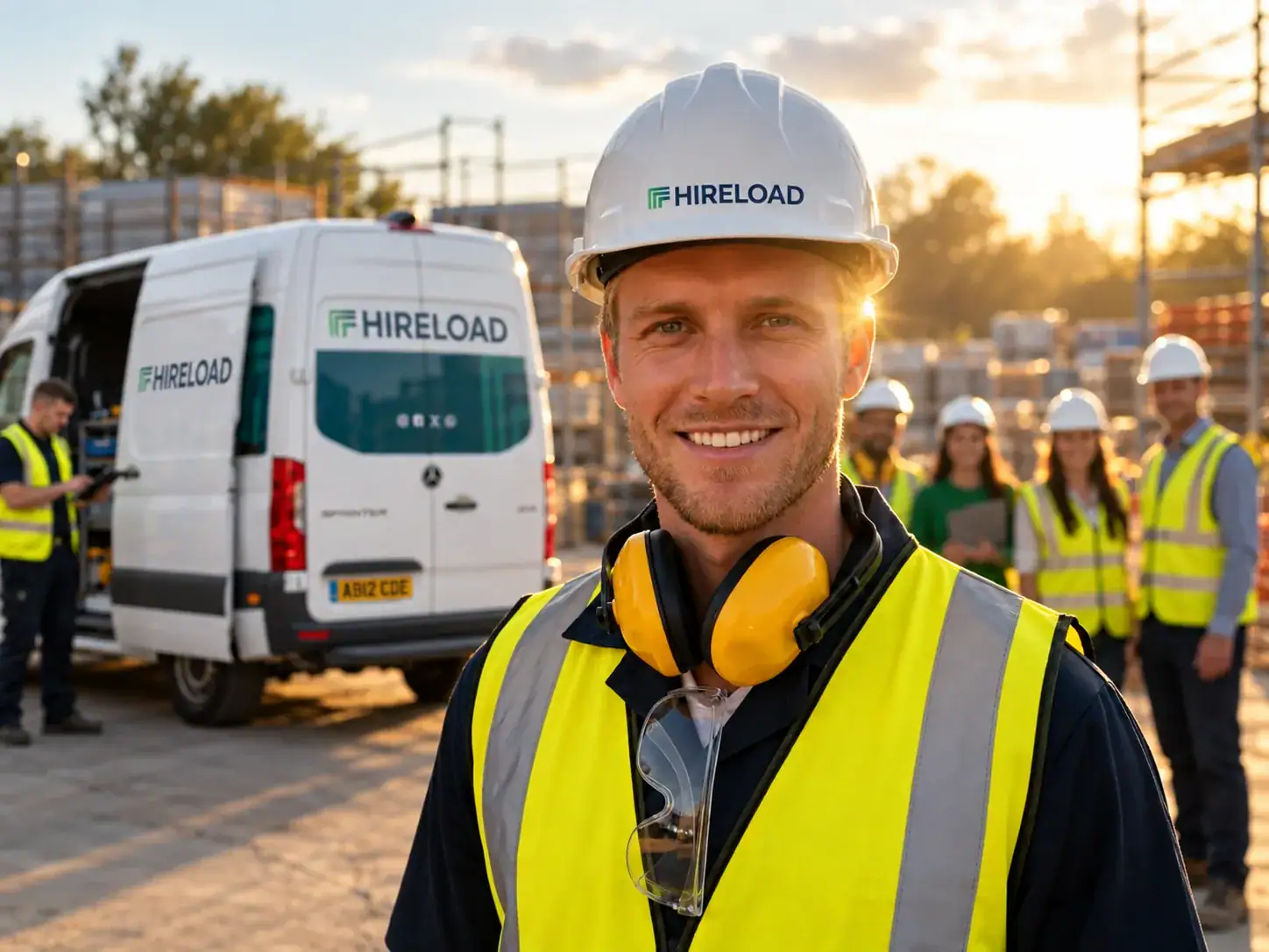 Careers 1 The Hireload team on site in London